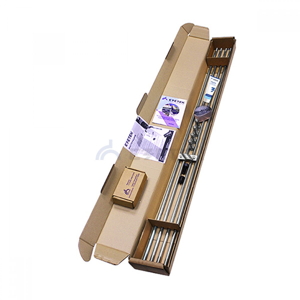 Комплект заземления CN – 7,5 (7,5 метров, 16 мм, 5 х1500 мм) без насадки SDS-max