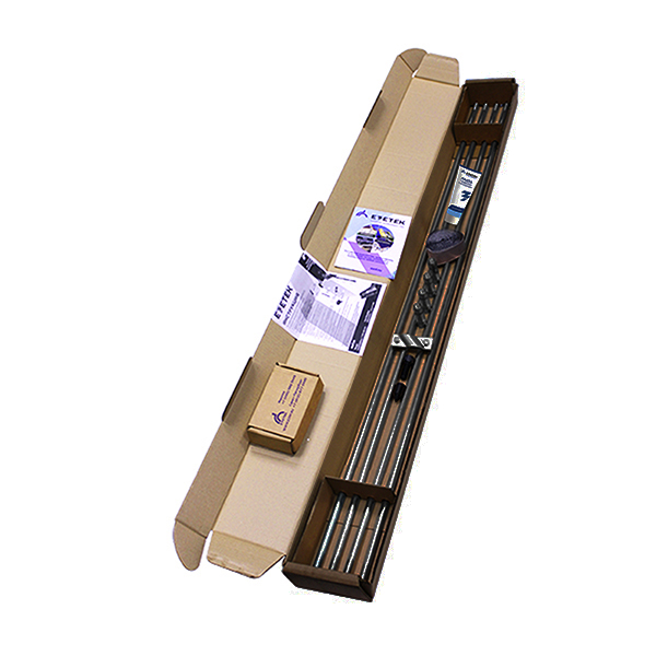 Комплект заземления стальной FE – 6 (6 метров, 16 мм, 4 х 1500 мм) без насадки SDS-max