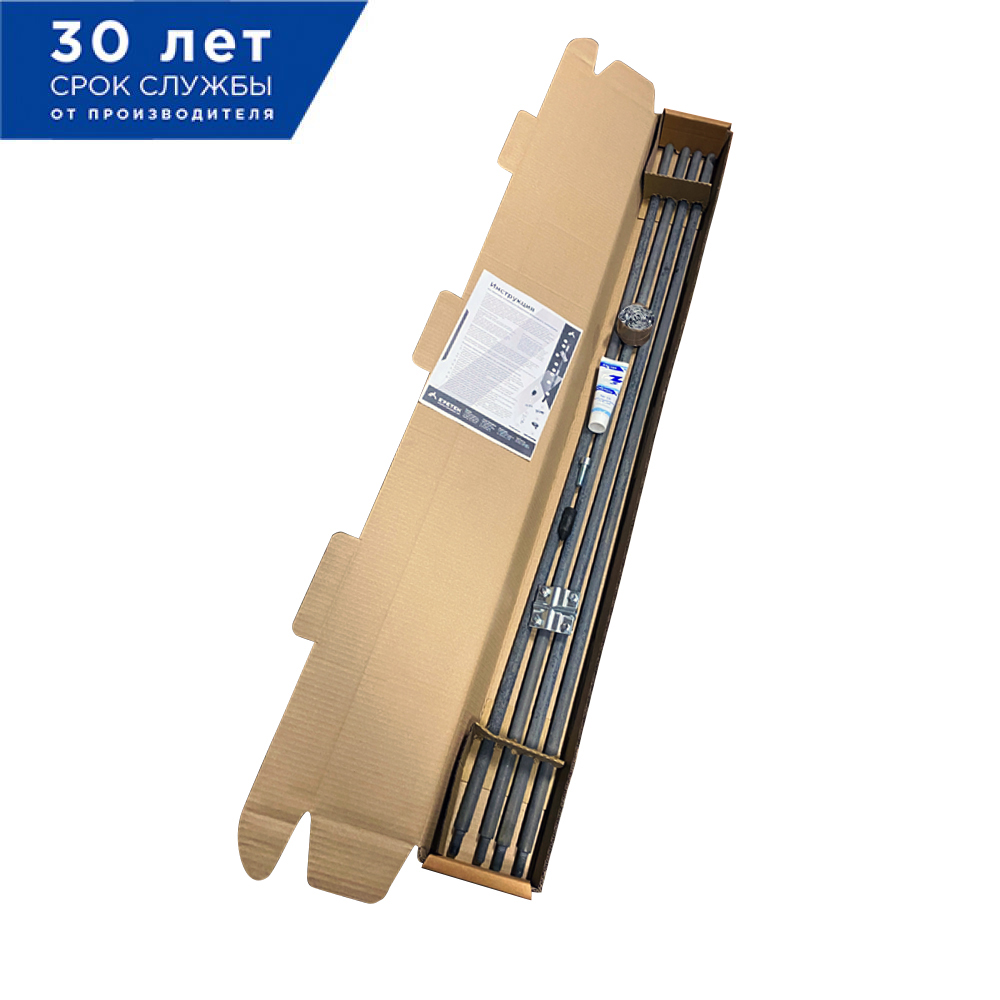 Комплект заземления безмуфтовый ZN – 6 (6 метров, 20 мм, 4 х 1500 мм)